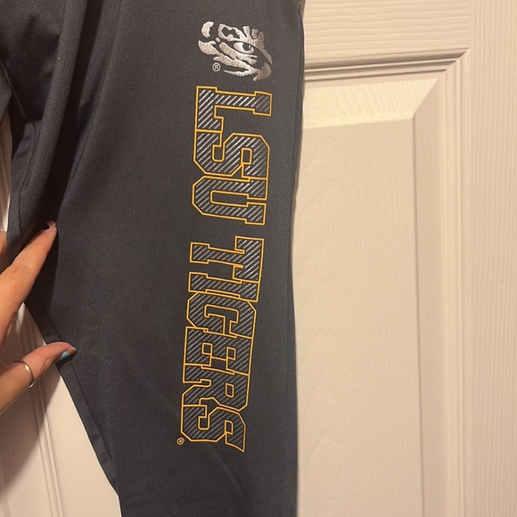 Rivalry Threads LSU Tigers Ladies Leggings - Size L - Picture 3 of 7